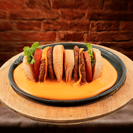 Hamburguesa queso cheddar