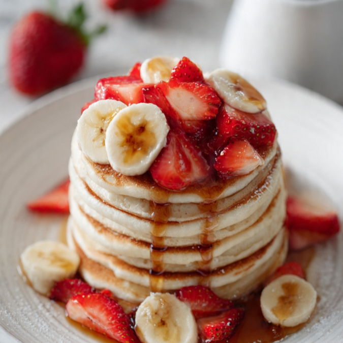 Pancakes Fresa Platano