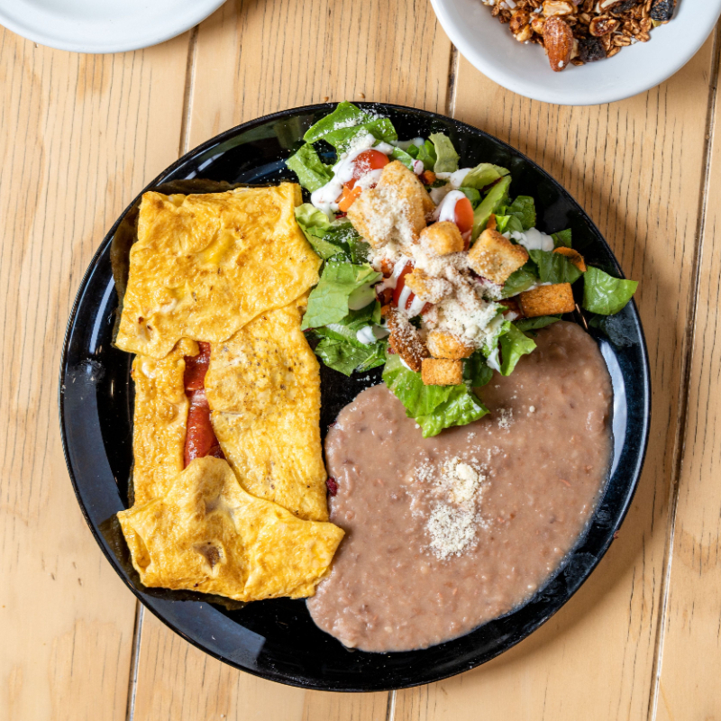 Omelet con Verdura o Proteina