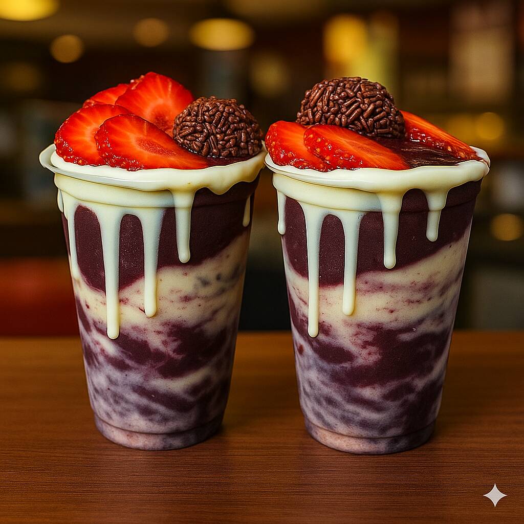 Açai + Leitinho + Leite em Po + Morango + Avelã