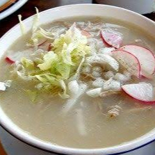1l de pozole mas 1l de agua del dia