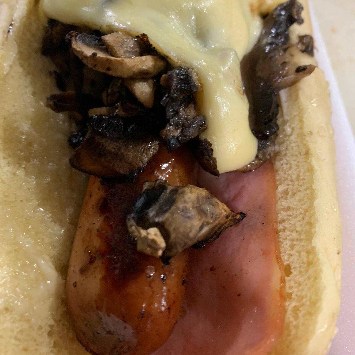 Hot Dog Champiñón
