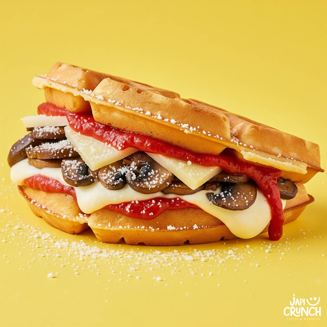 Waffle Salado Champi Waffle