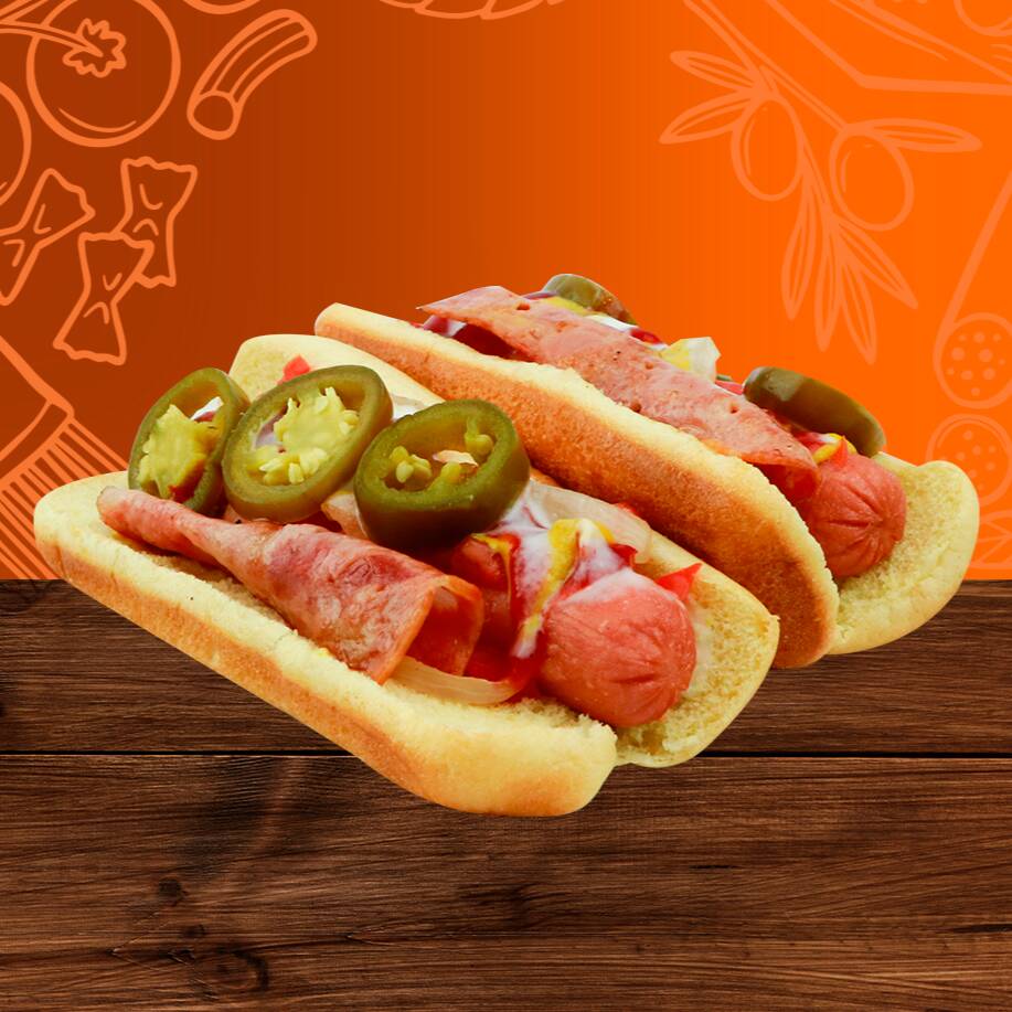 Hot Dogs Con Tocino 2 Pz
