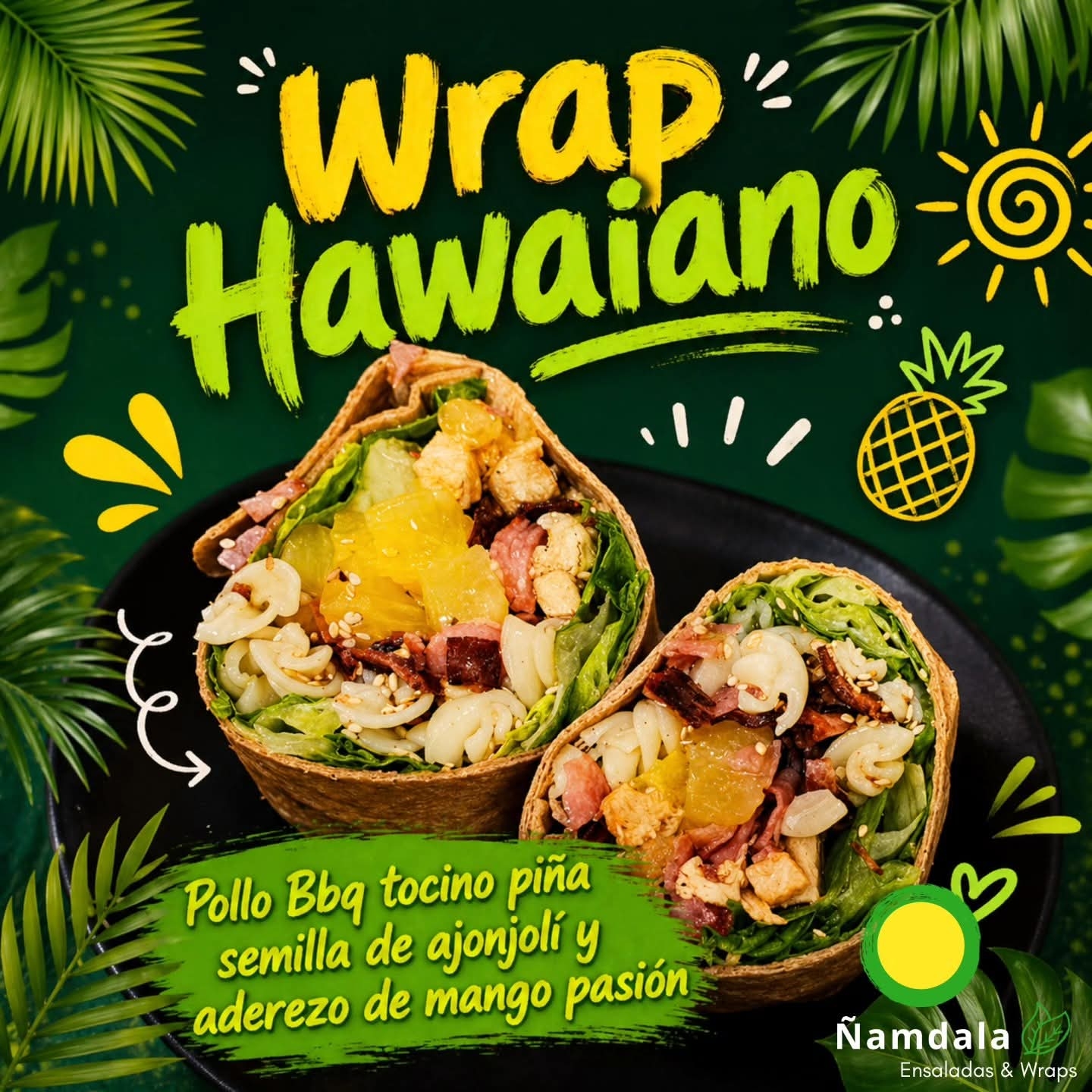 Wrap Hawaiano 😊👌