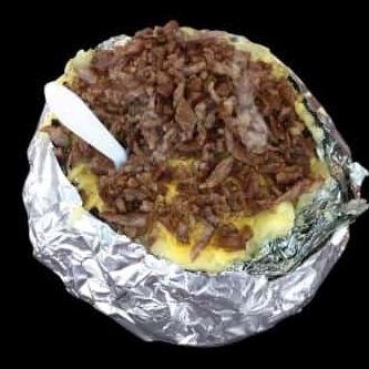 Papa con Bistec