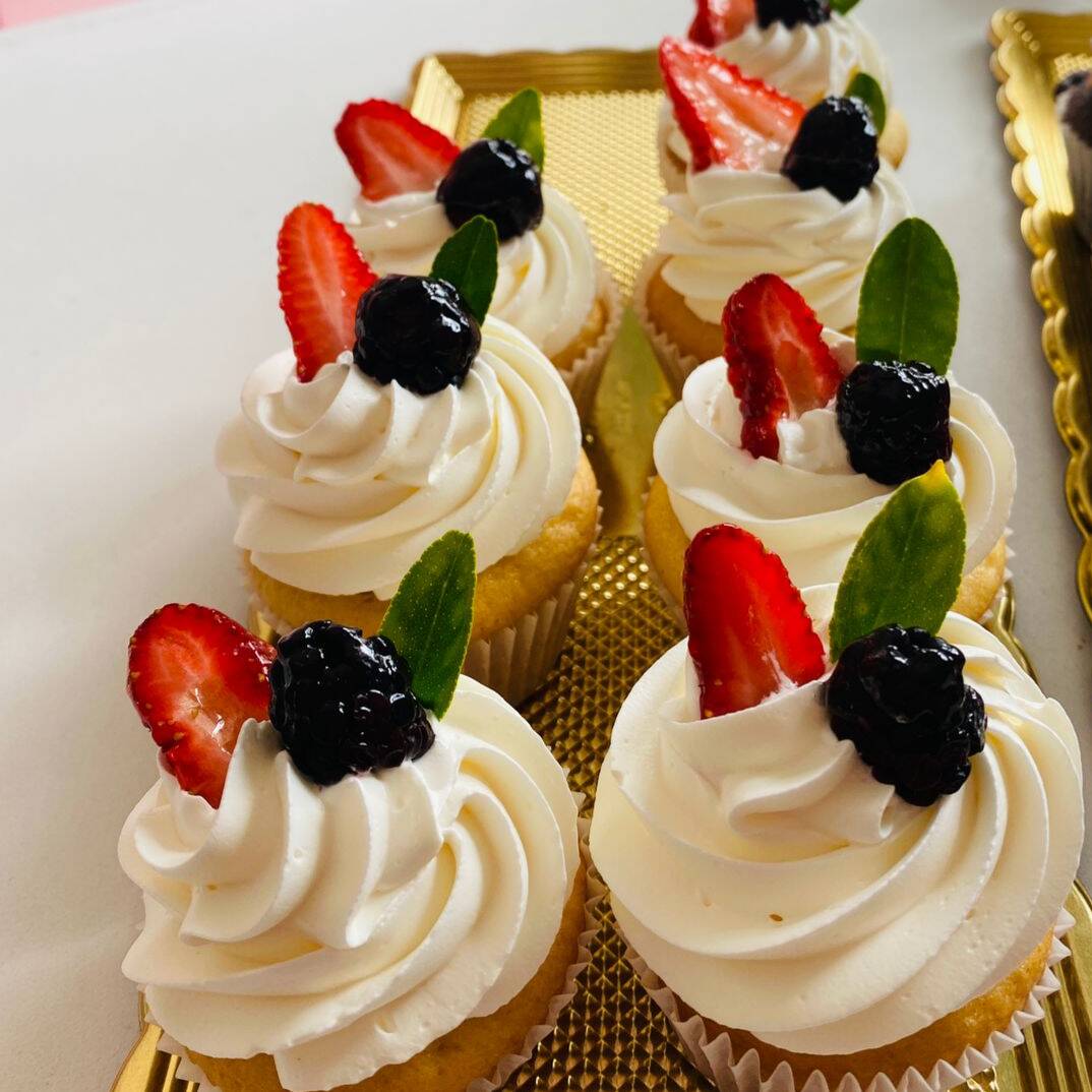 Cupcakes frutos rojos