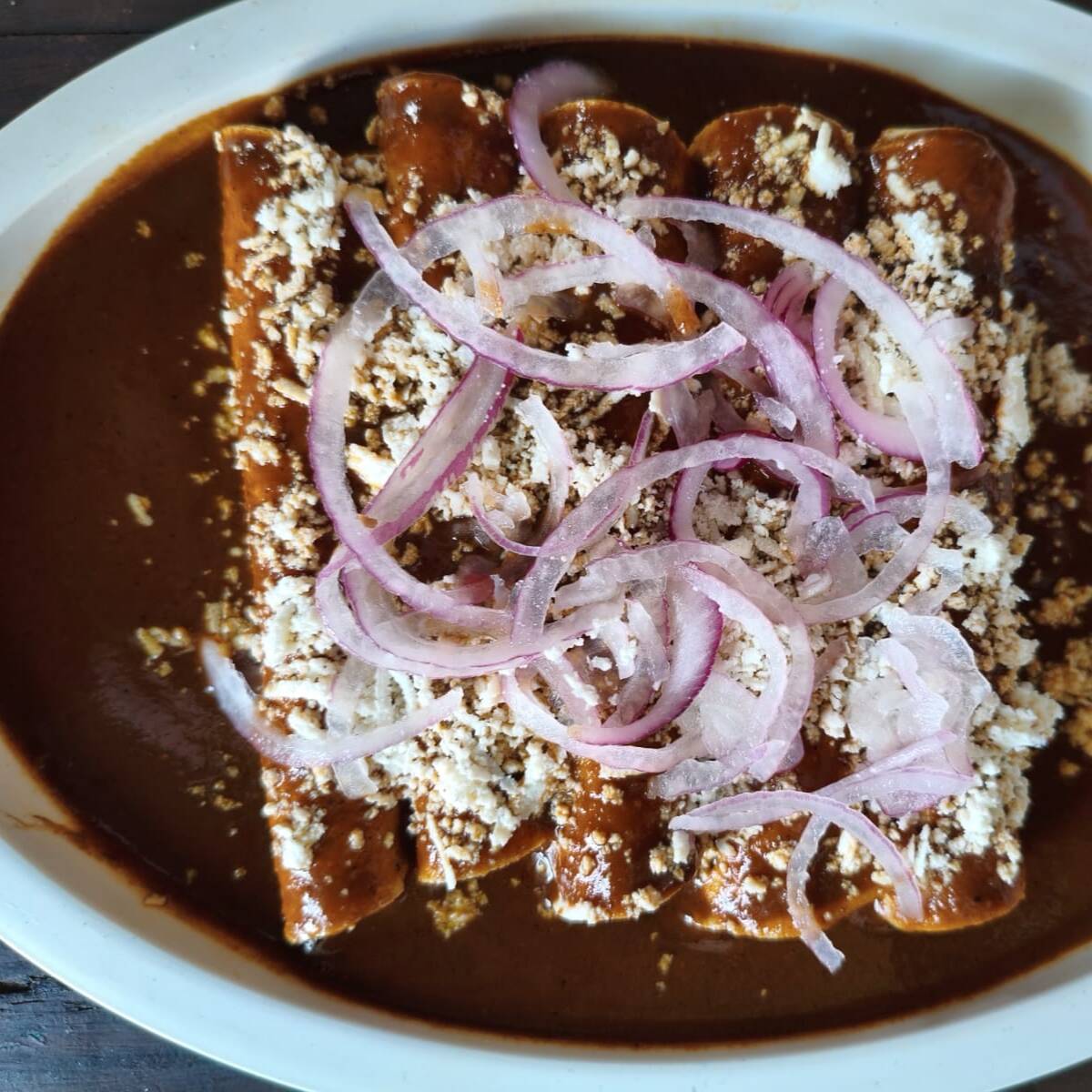 Enchiladas de Mole