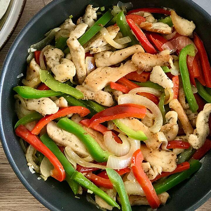 Fajitas de Pollo