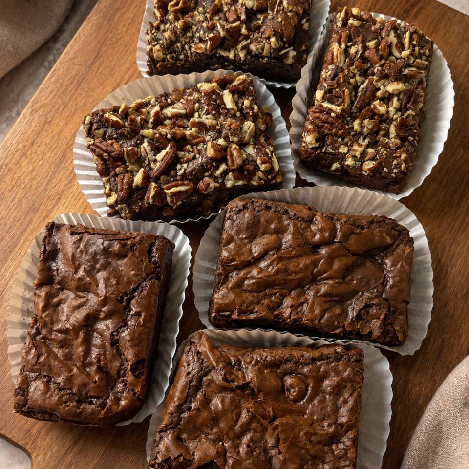 Brownie con nuez