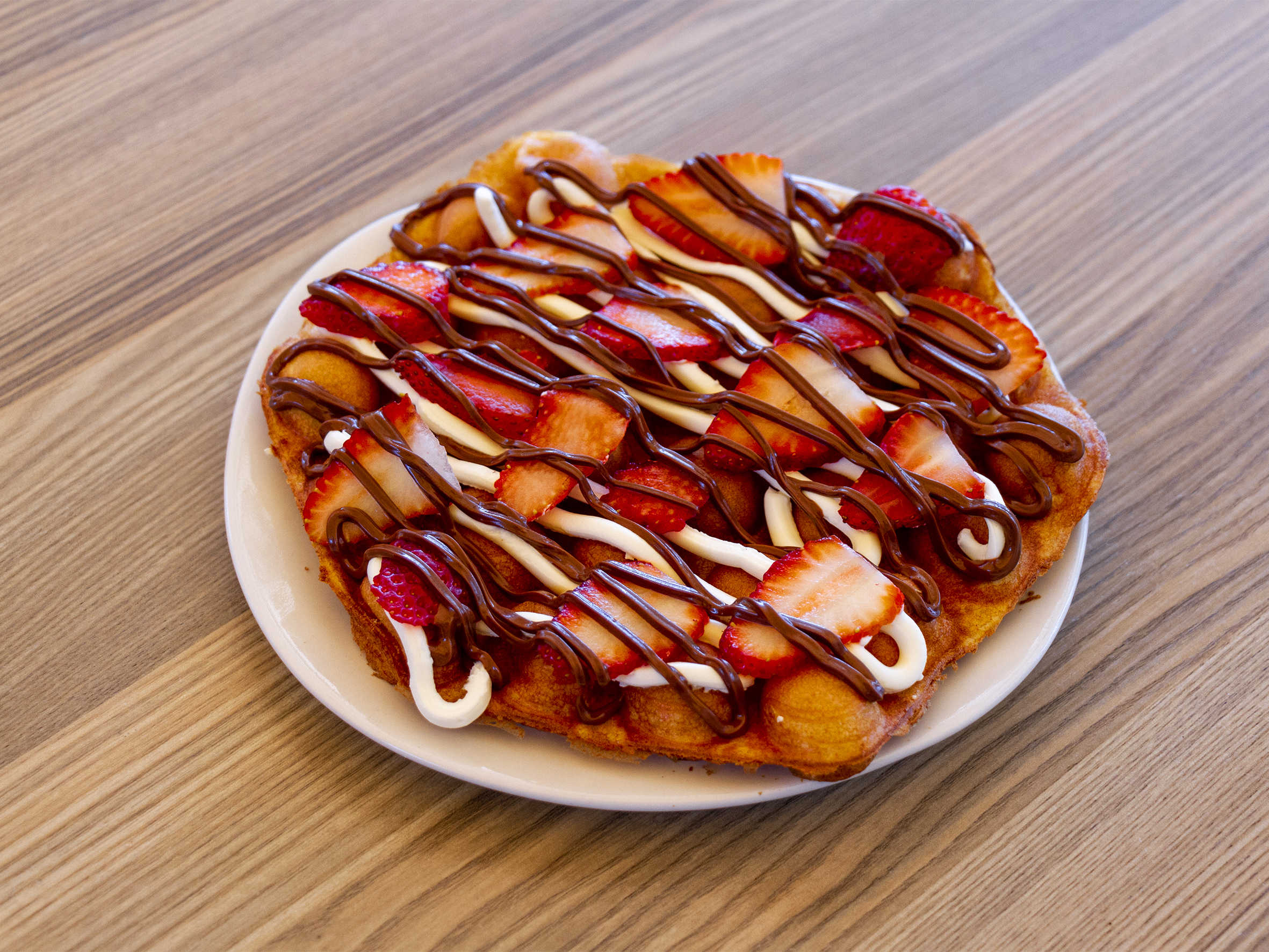 Waffle Bosque Rojo