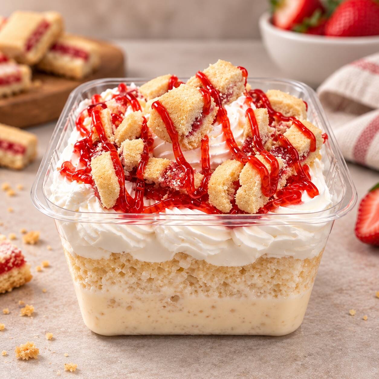 3 LECHES DE BARRITAS DE FRESA