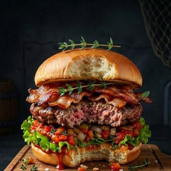 🥓😎 Burger Tocino A 70