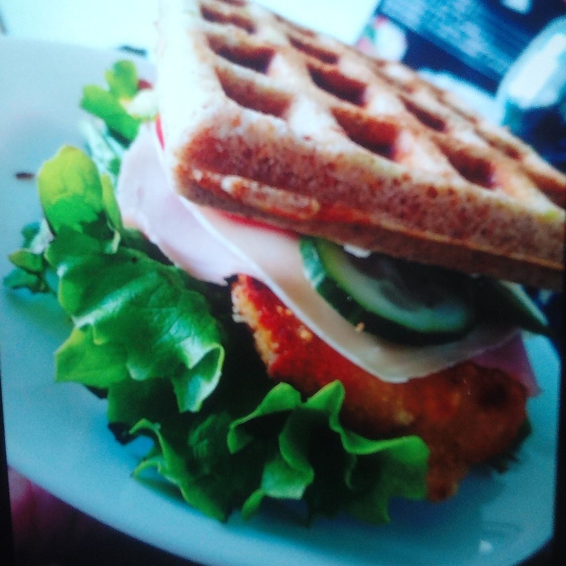 Waffles Salados