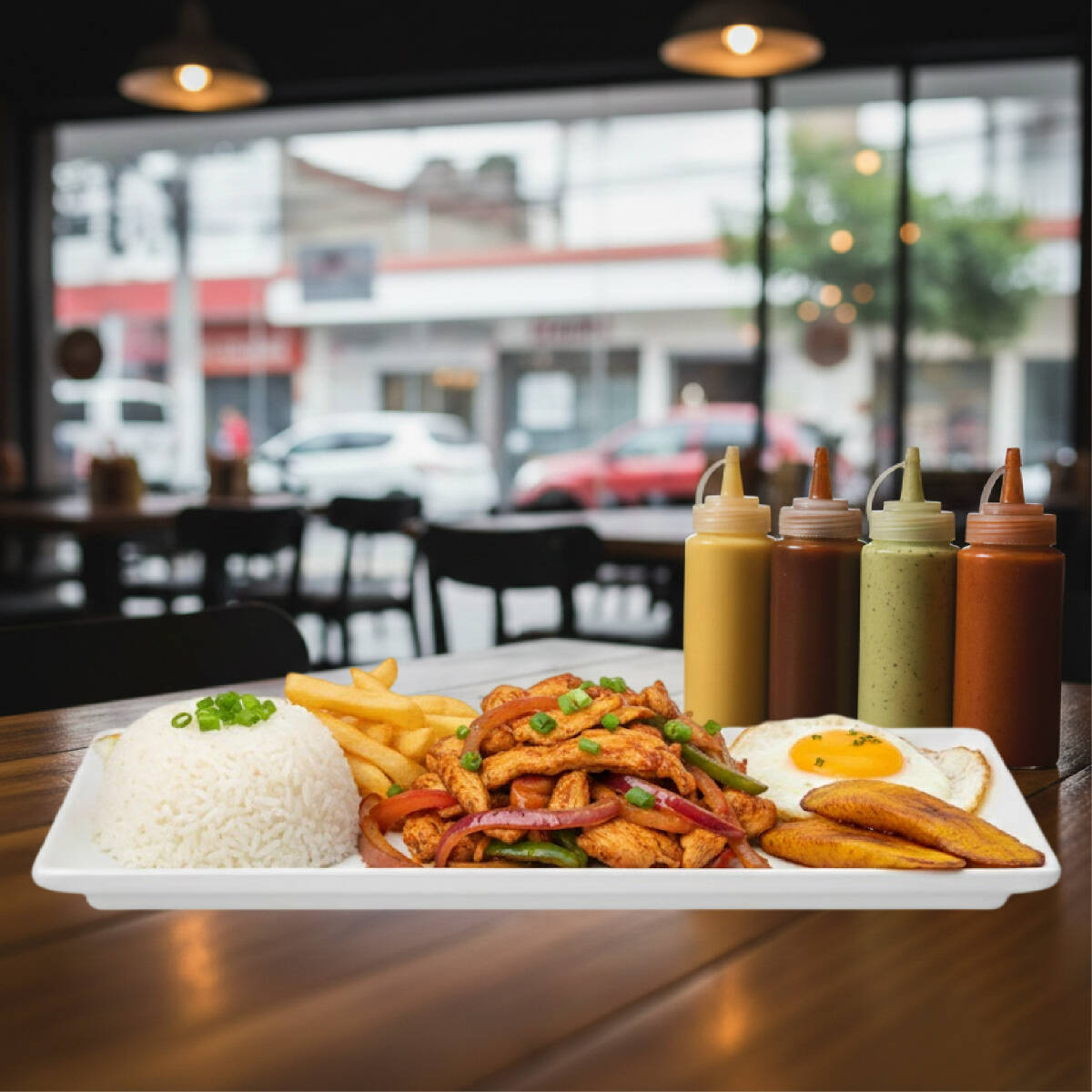 Pollo Saltado a Lo Pobre