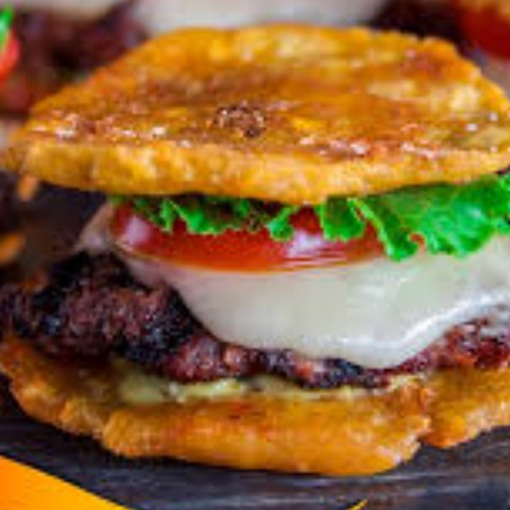 Super Patacon Hamburguesas+papas Fritas