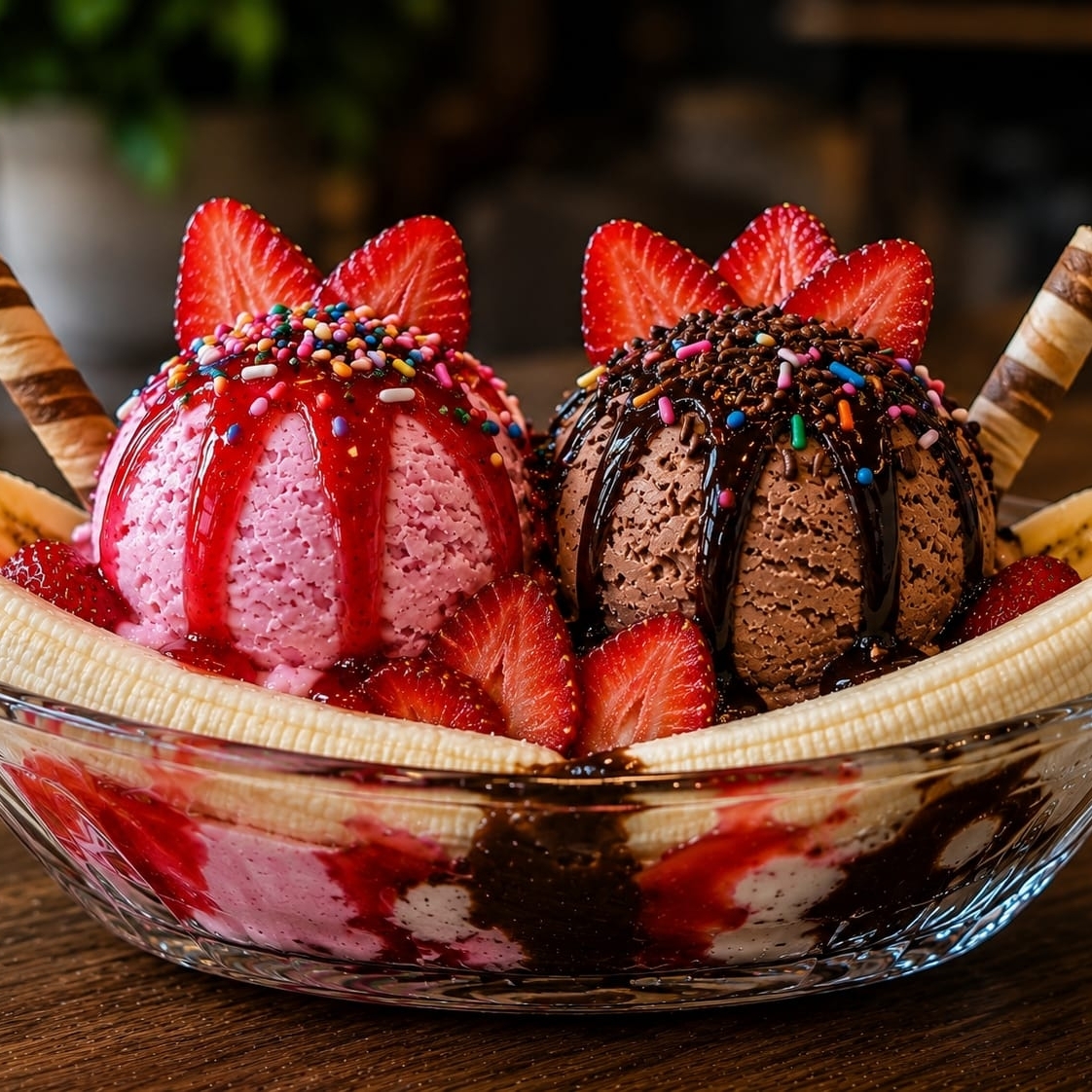 Banana Split Sencilla