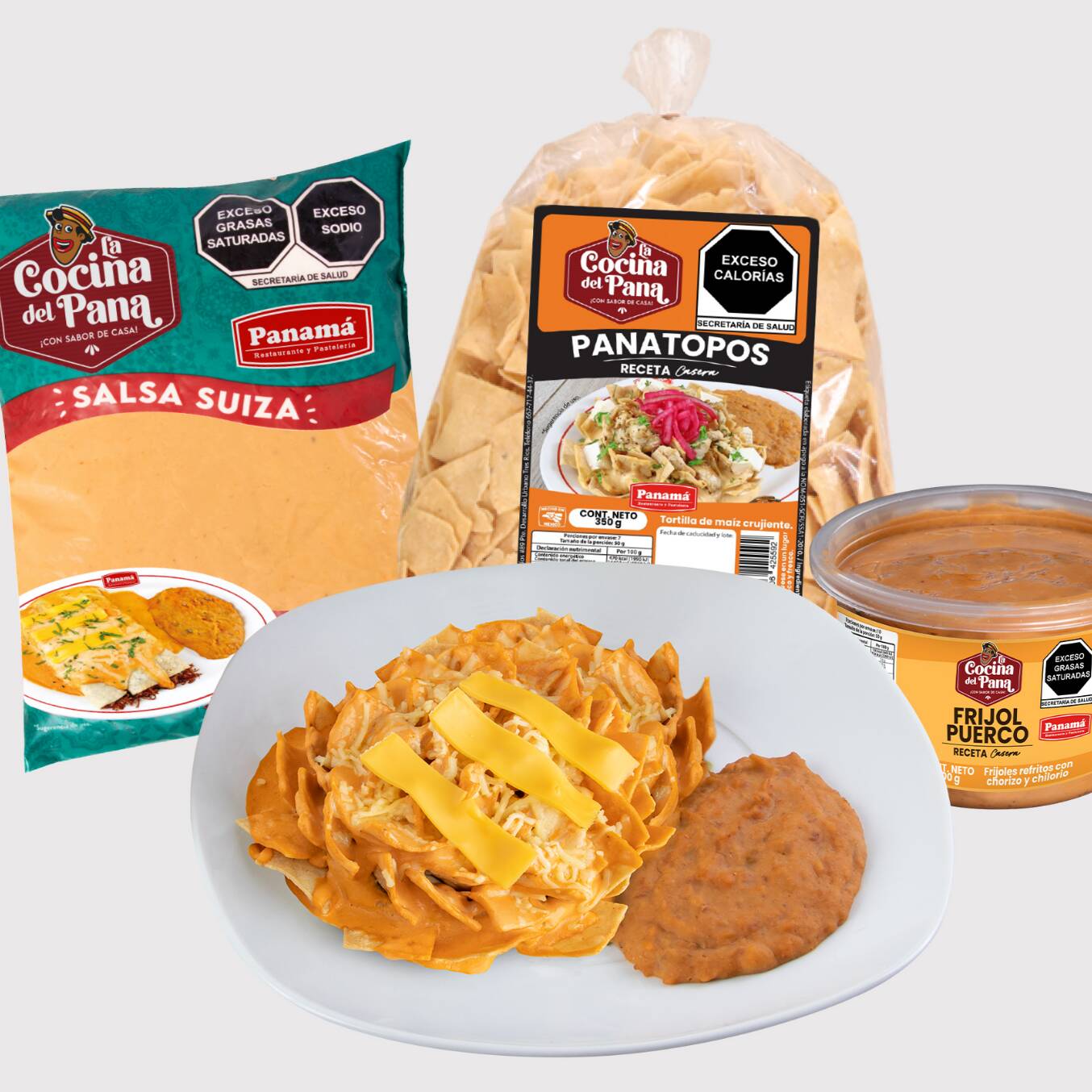 Combo Chilaquiles Suizos (5 Personas)