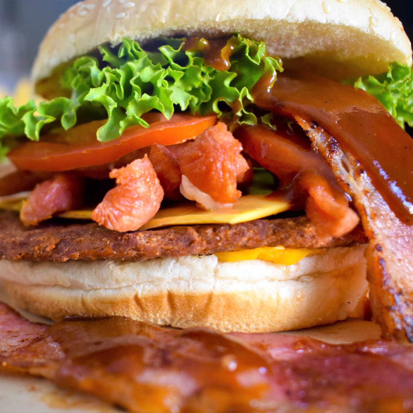 Hamburguesa BBQ Bacon