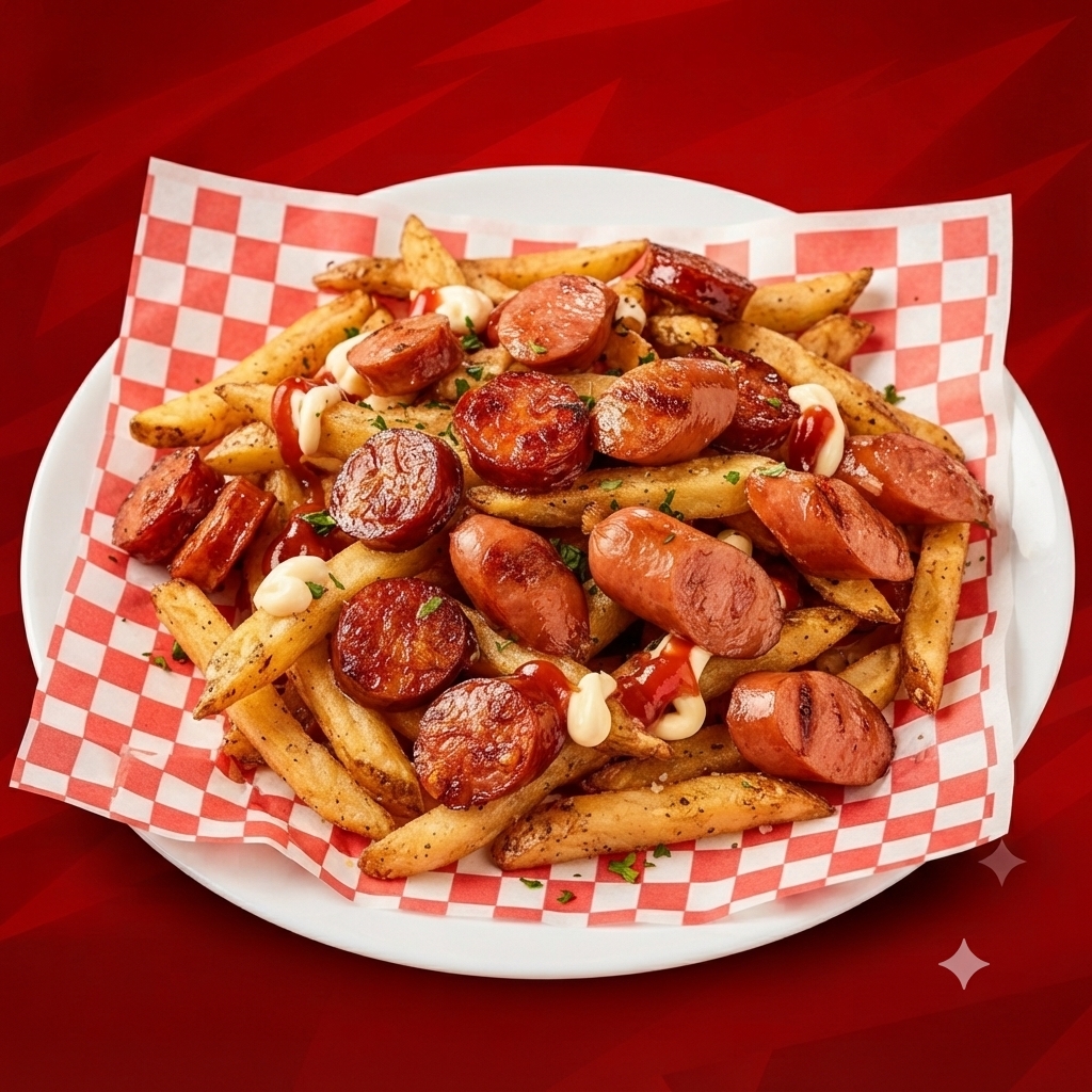 Salchipapas de Res Grandes