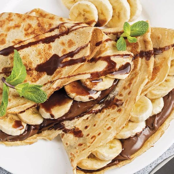 Orden de 3 Crepas con Crema de Mani y Platano