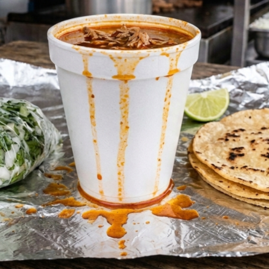 Consomé con Carne Vaso 10 Oz