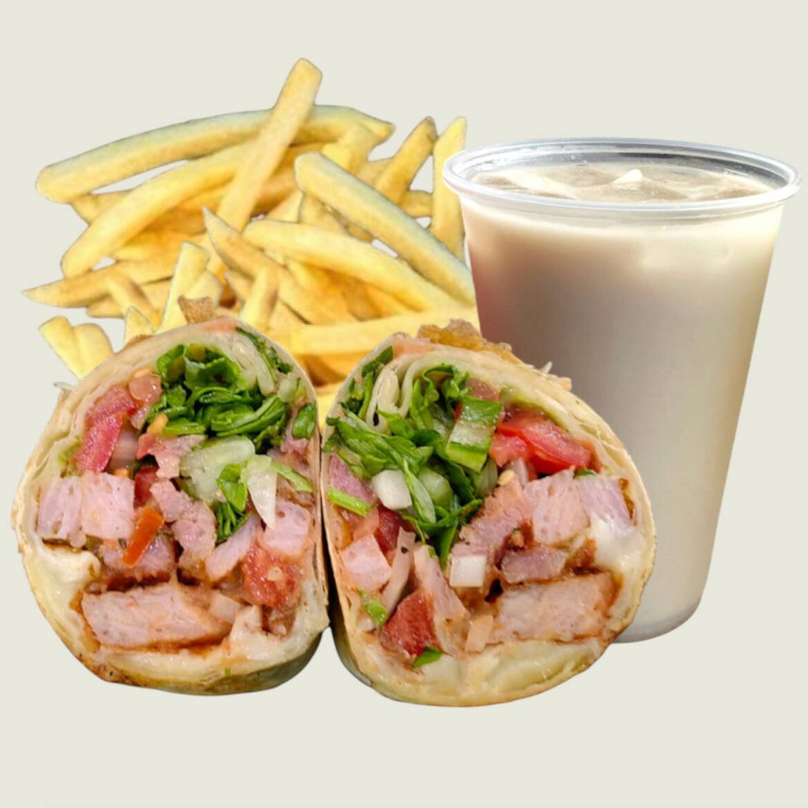 Chuleta+Papas+Bebida