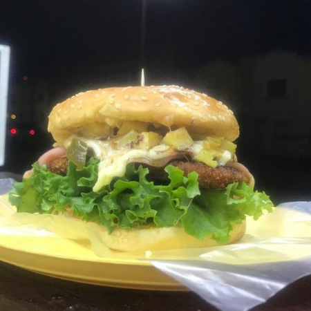 Hamburguesa Hawaiana