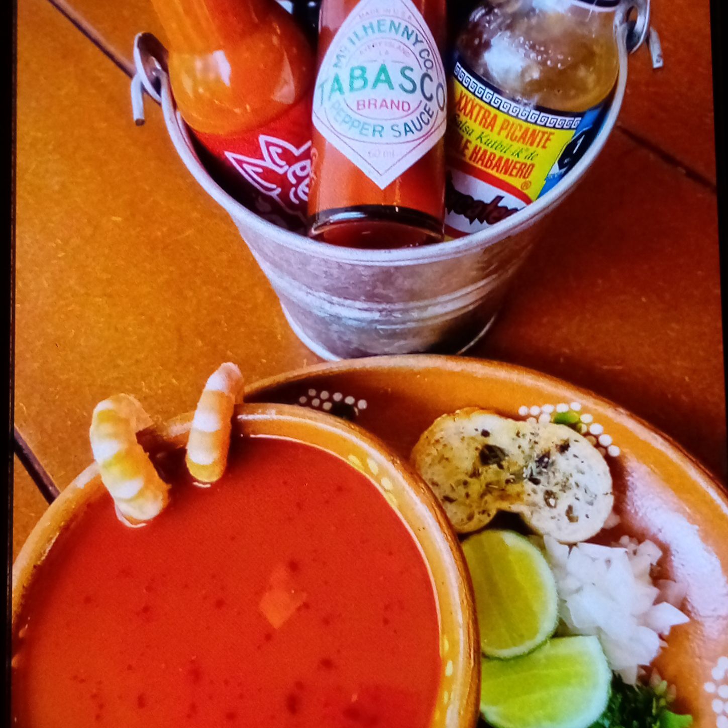 Caldo de camarón