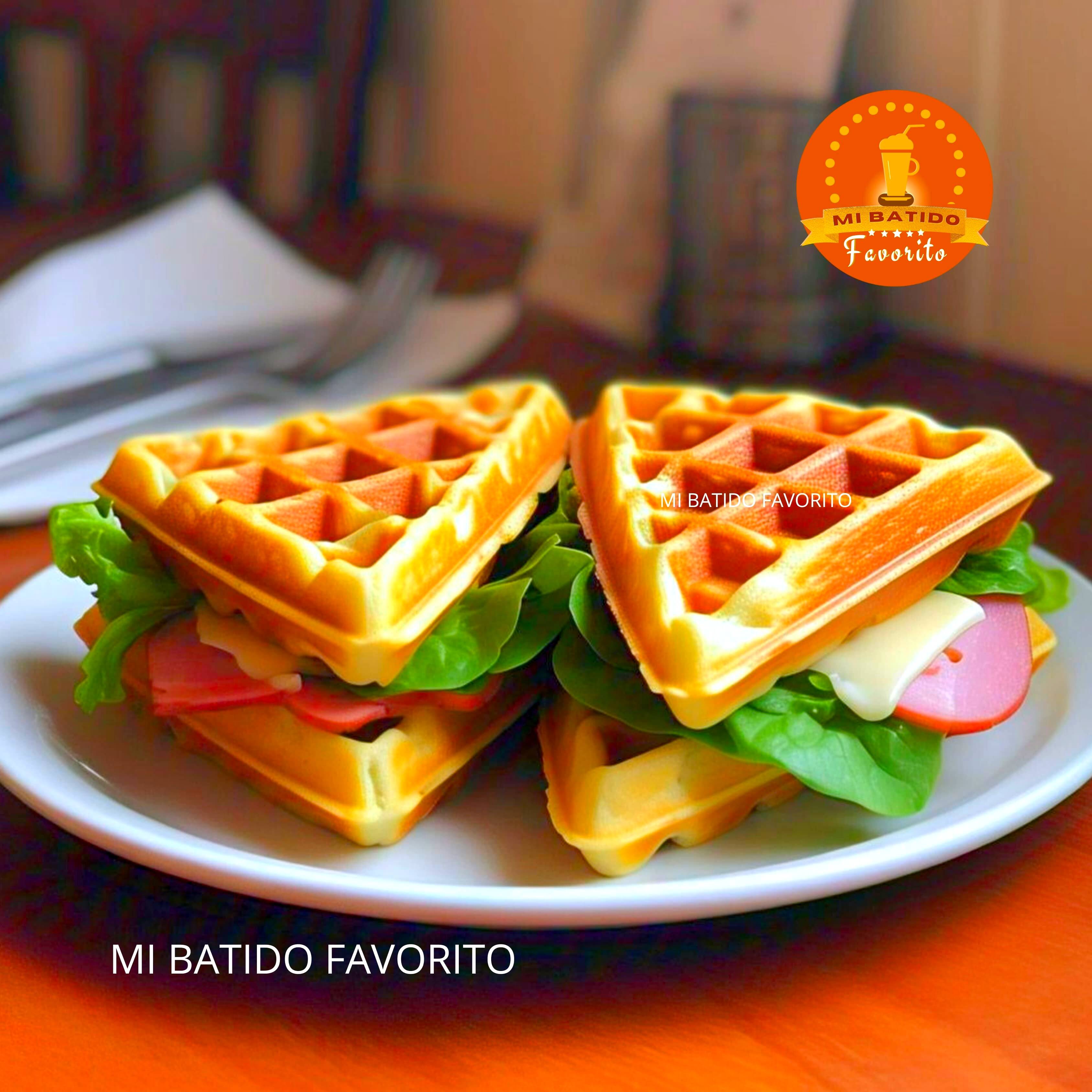 WAFFLE SÁNDWICH 🥪✨️