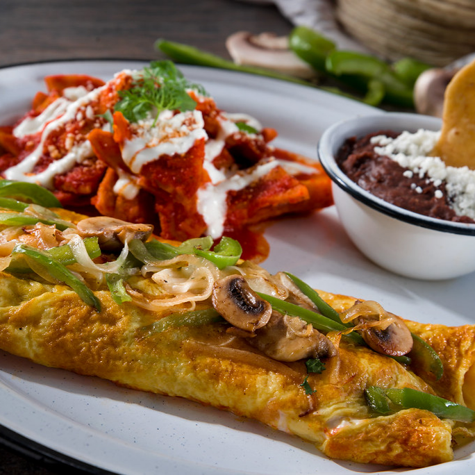 Omelette con Chorizo