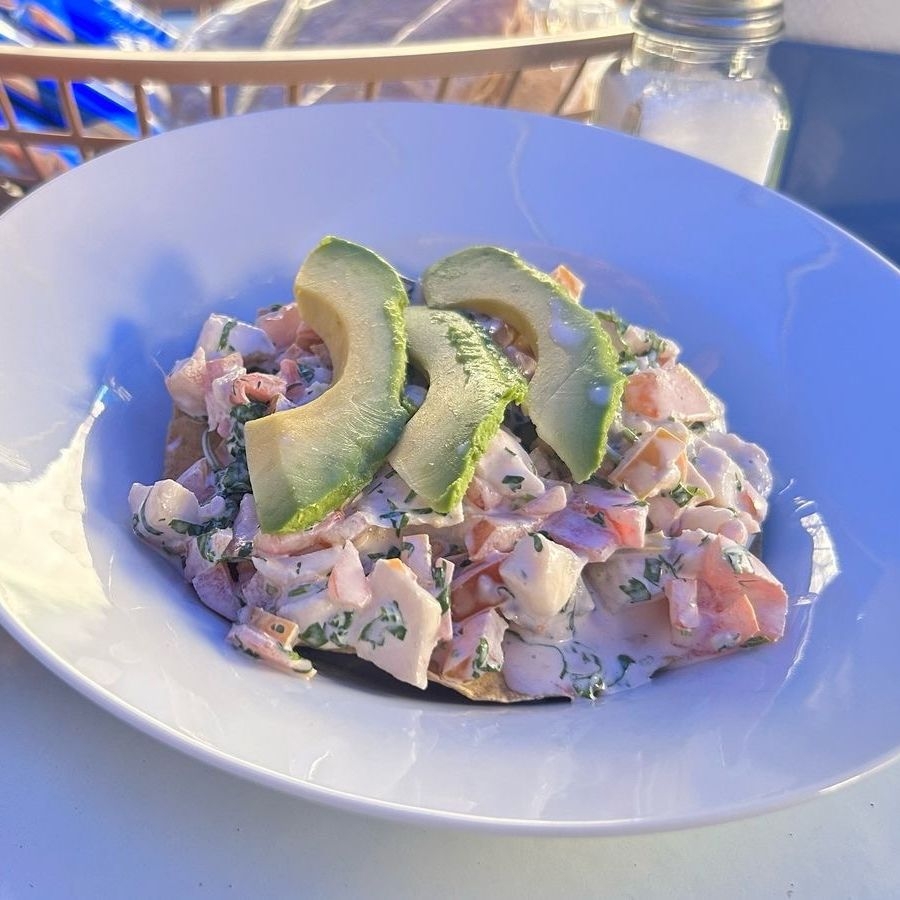 Tostada de Ceviche de Pescado
