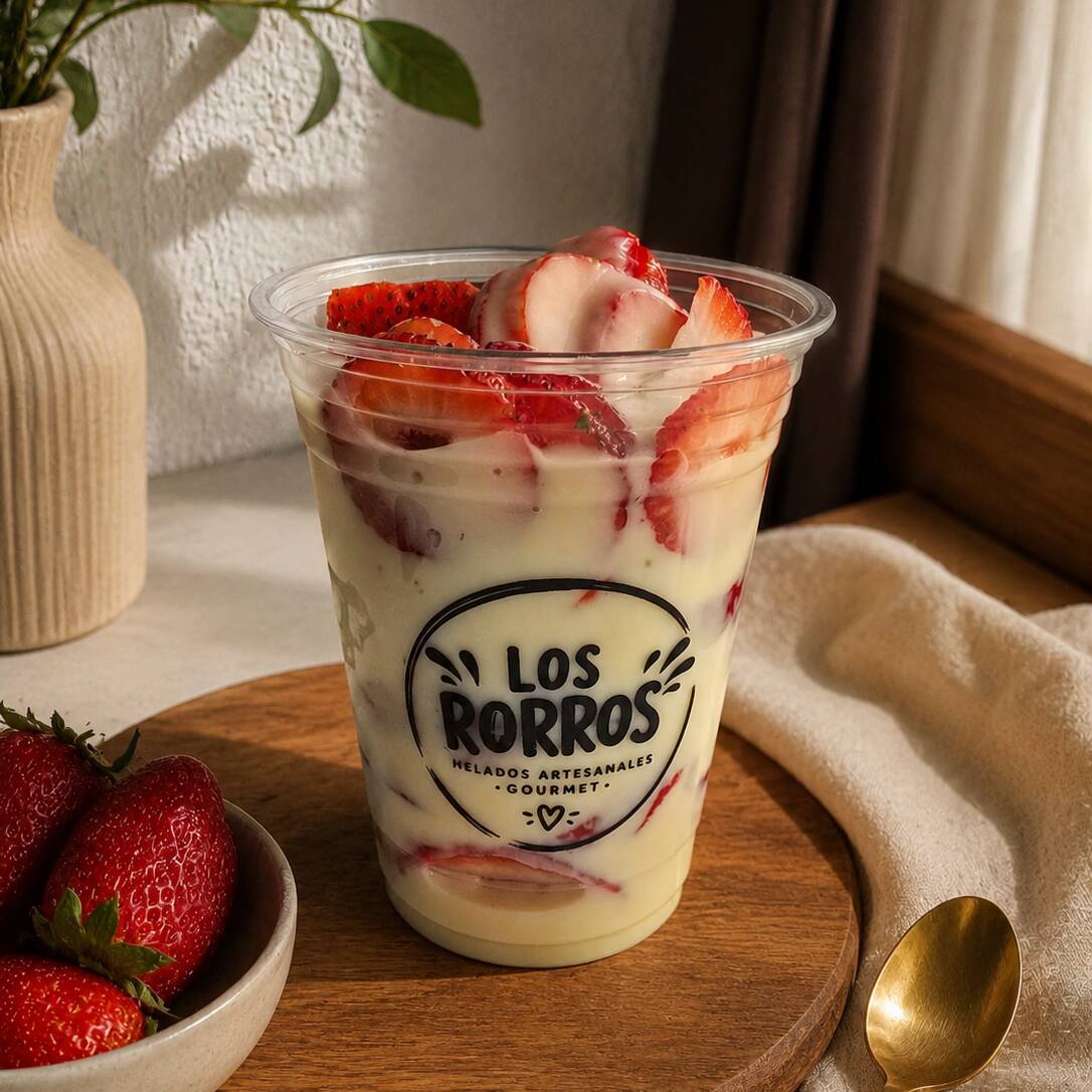 FRESAS CON CREMA