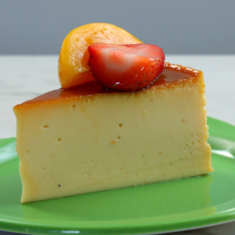 Rebanada Flan Napolitano