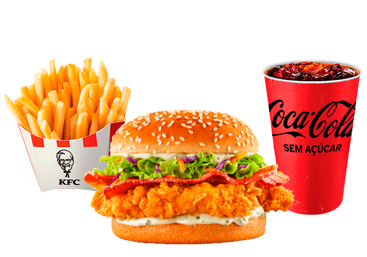 1 Double Crunch Bacon + Batata Média + Bebida