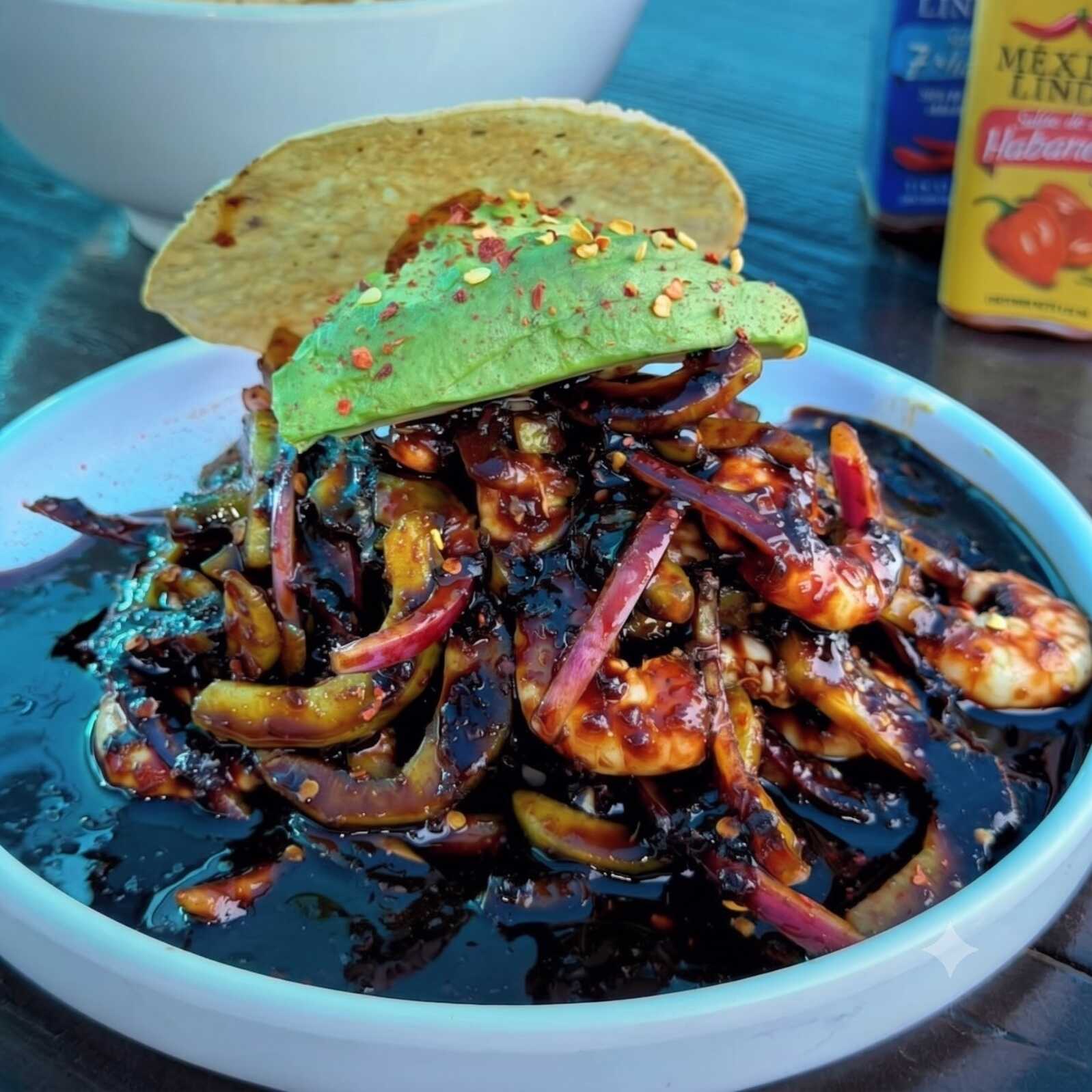 Tostada de Aguachile Camarón