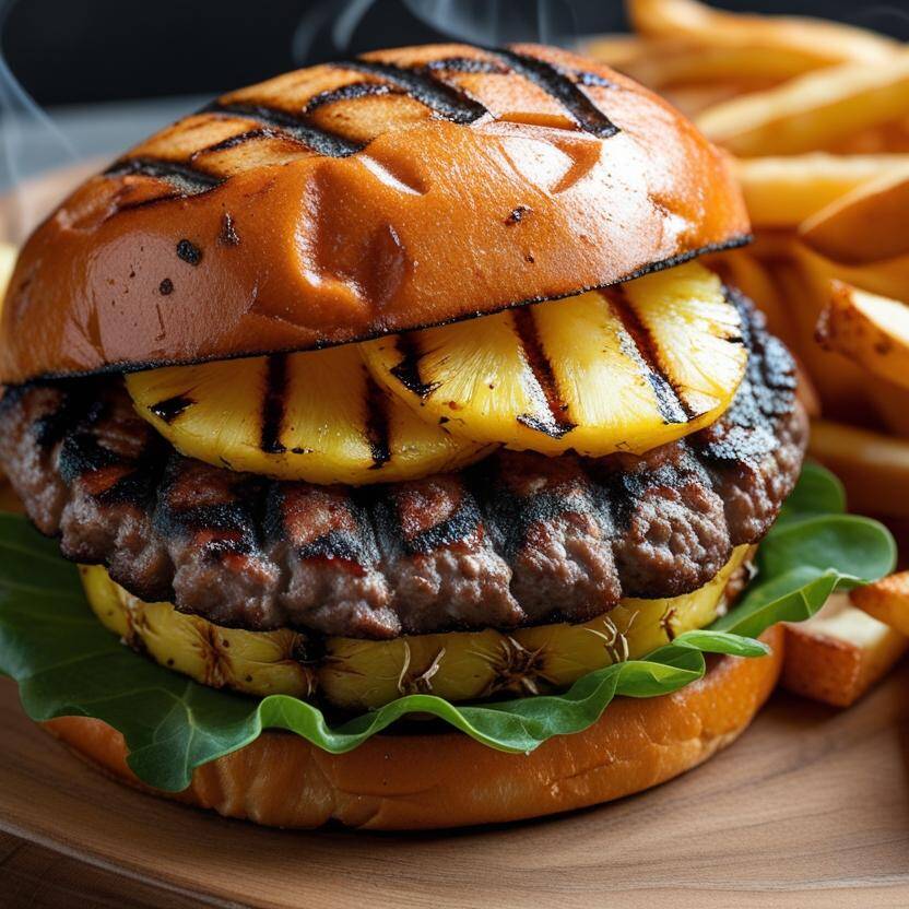 HAMBURGUESA HAWAIANA