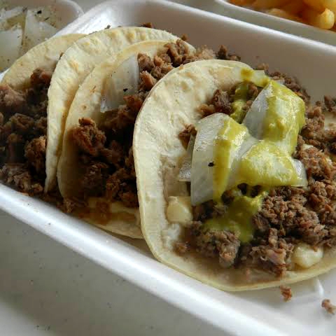 3 Tacos de Carne Asada