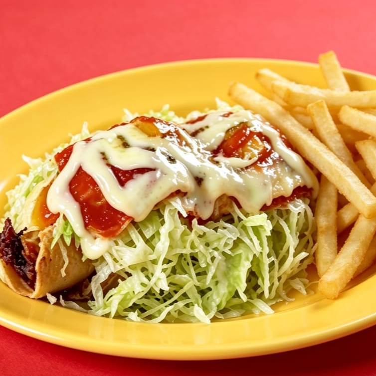 Tacos Pequeño y Papas