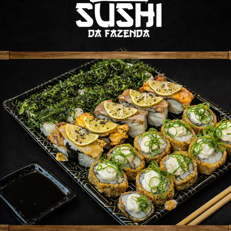 10 hossomaki skin cream chesse e couve crispy
10 hot skin com cream cheese
5 sushi skin com limão