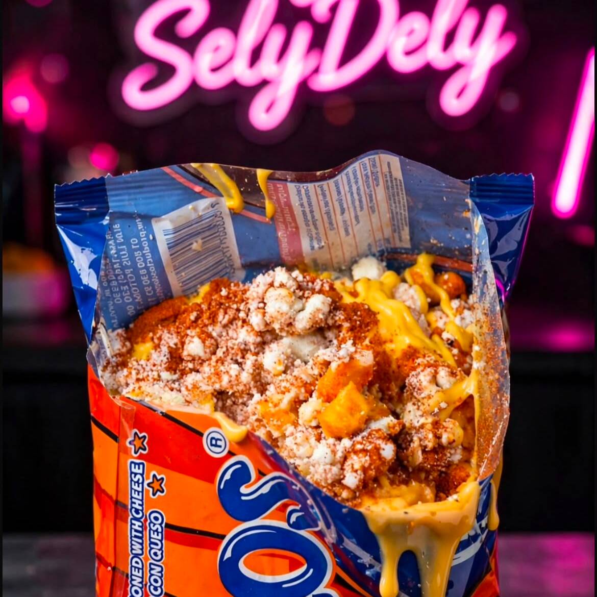 Tachitos o Diablitos con elote