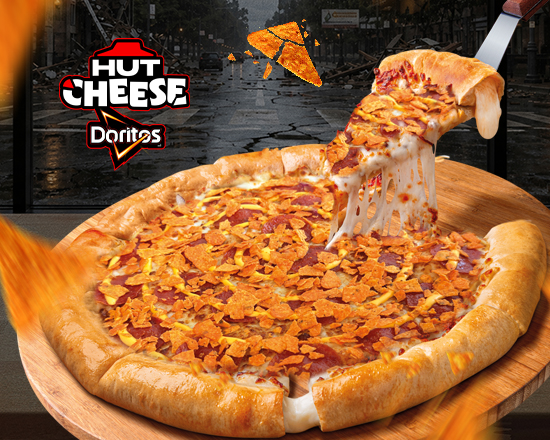 Mediana Hut Cheese Doritos Pepperoni