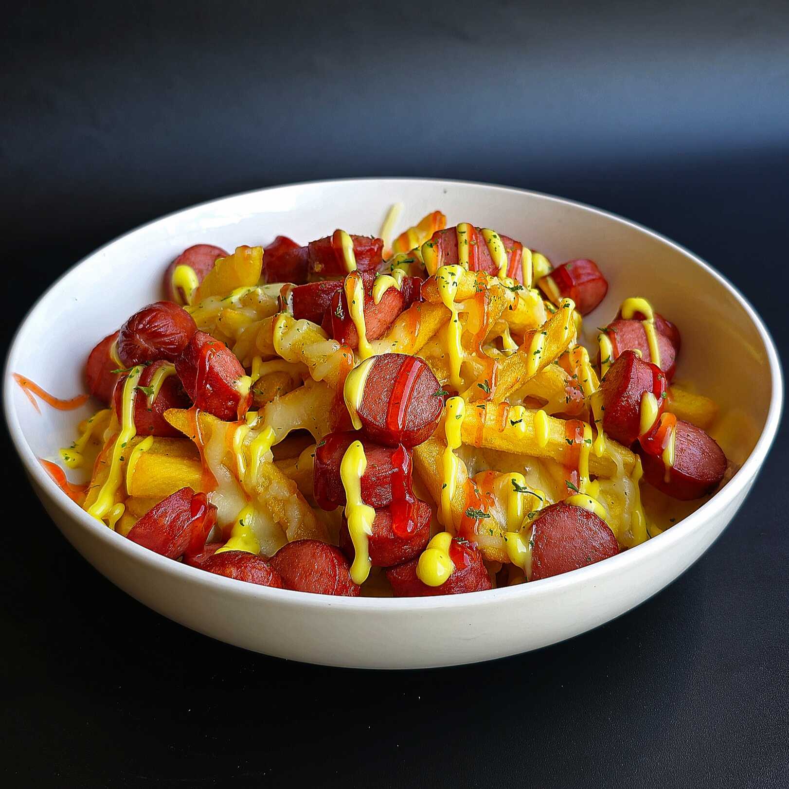 Salchipapas Sencillas