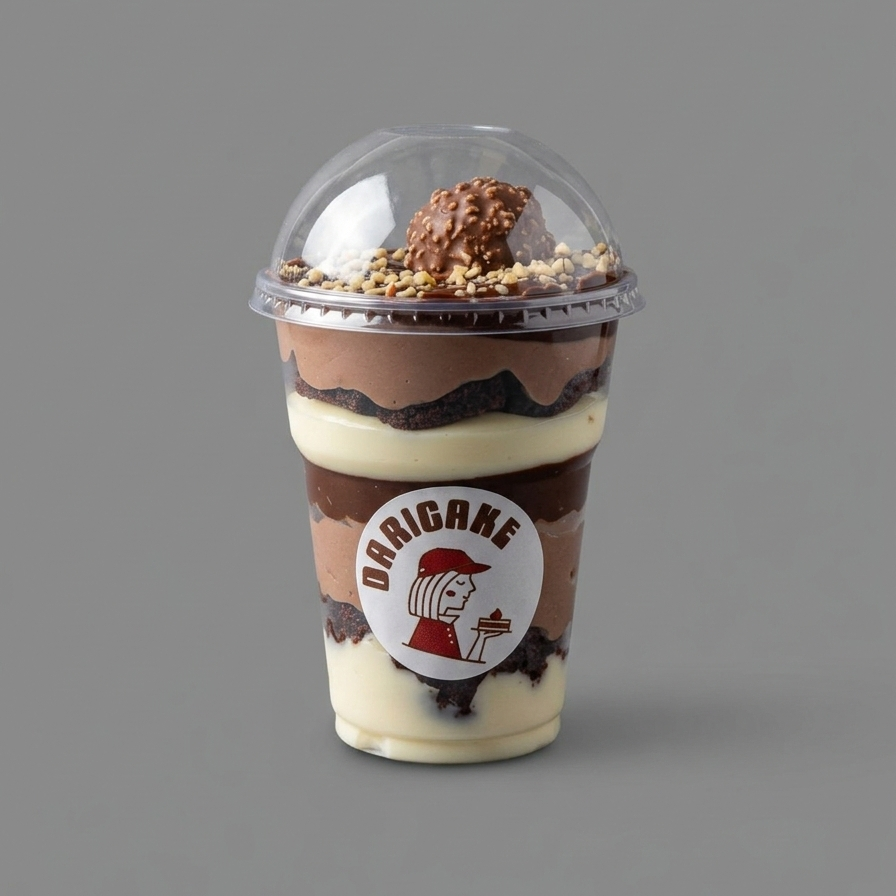 Uma combinação irresistível de Creme de Ninho com brownie, um Creme de Ferrero Rocher único, Nutella e finalização com Bombom de Ferrero Rocher.