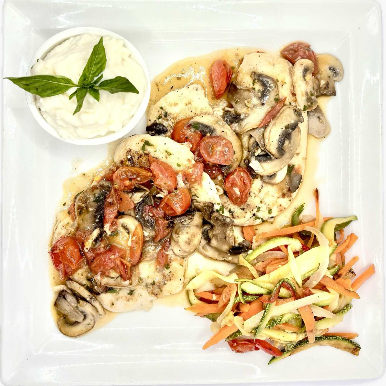 Pollo al Champiñón