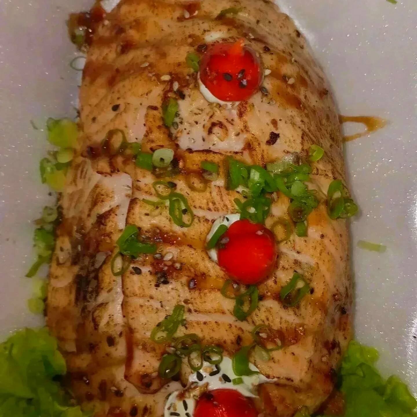 Salmão, Arroz, Creme Cheese e Cebolinha