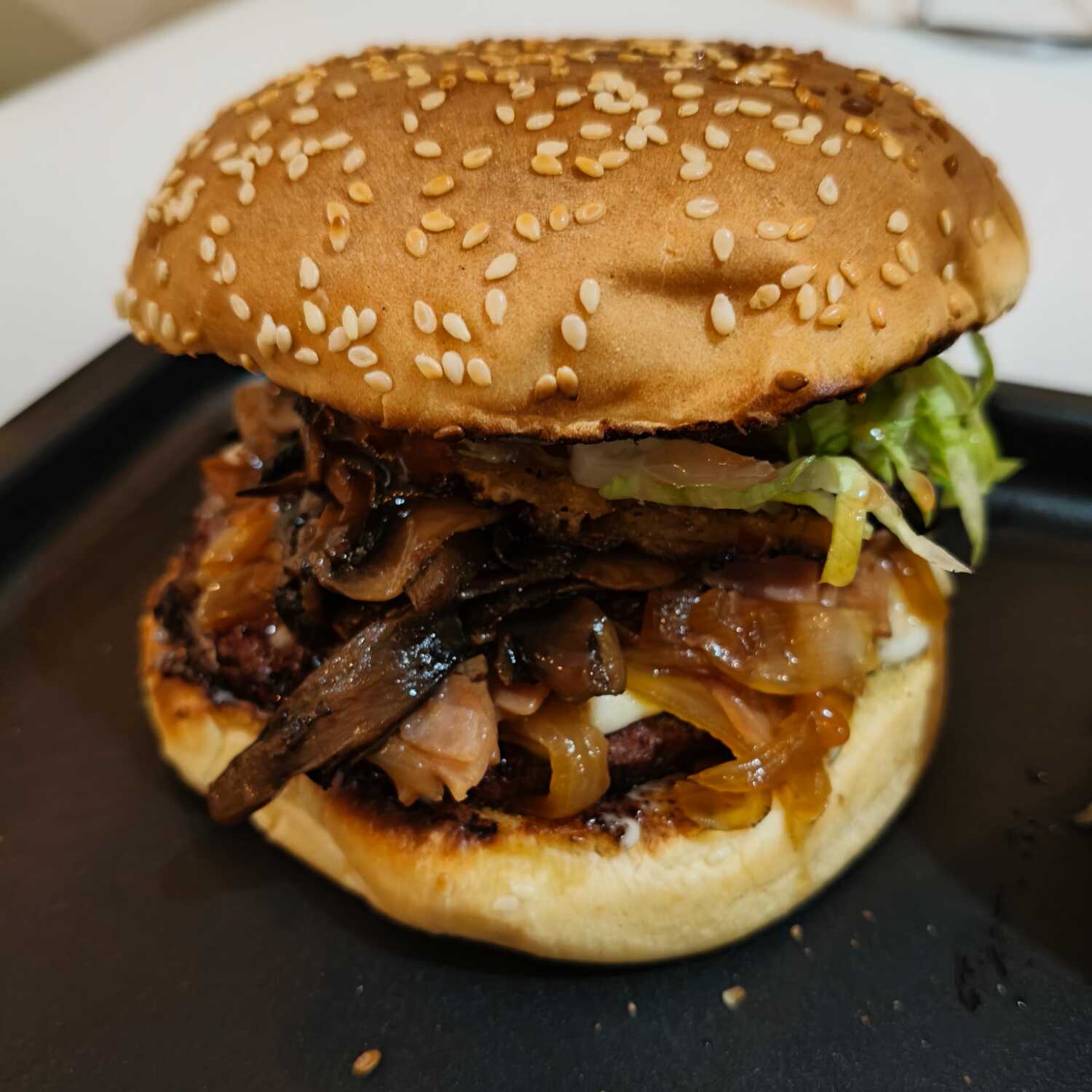 Hamburguesa Combinada Con Papas