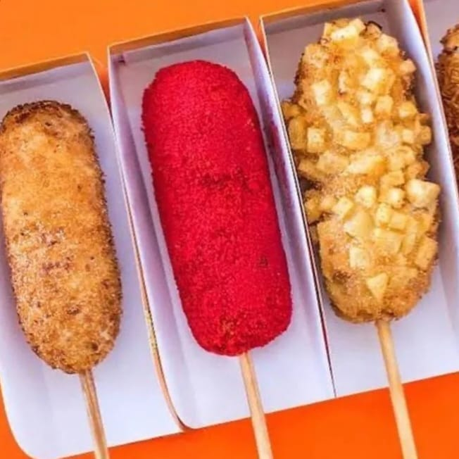 3 Banderillas Coreanas de Queso Manchego