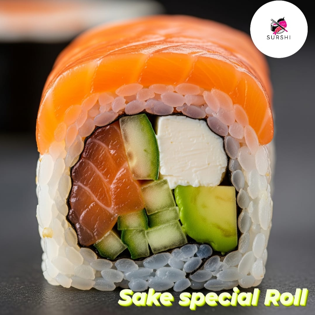 Mixto Sake  Roll y mini Norimakis mix