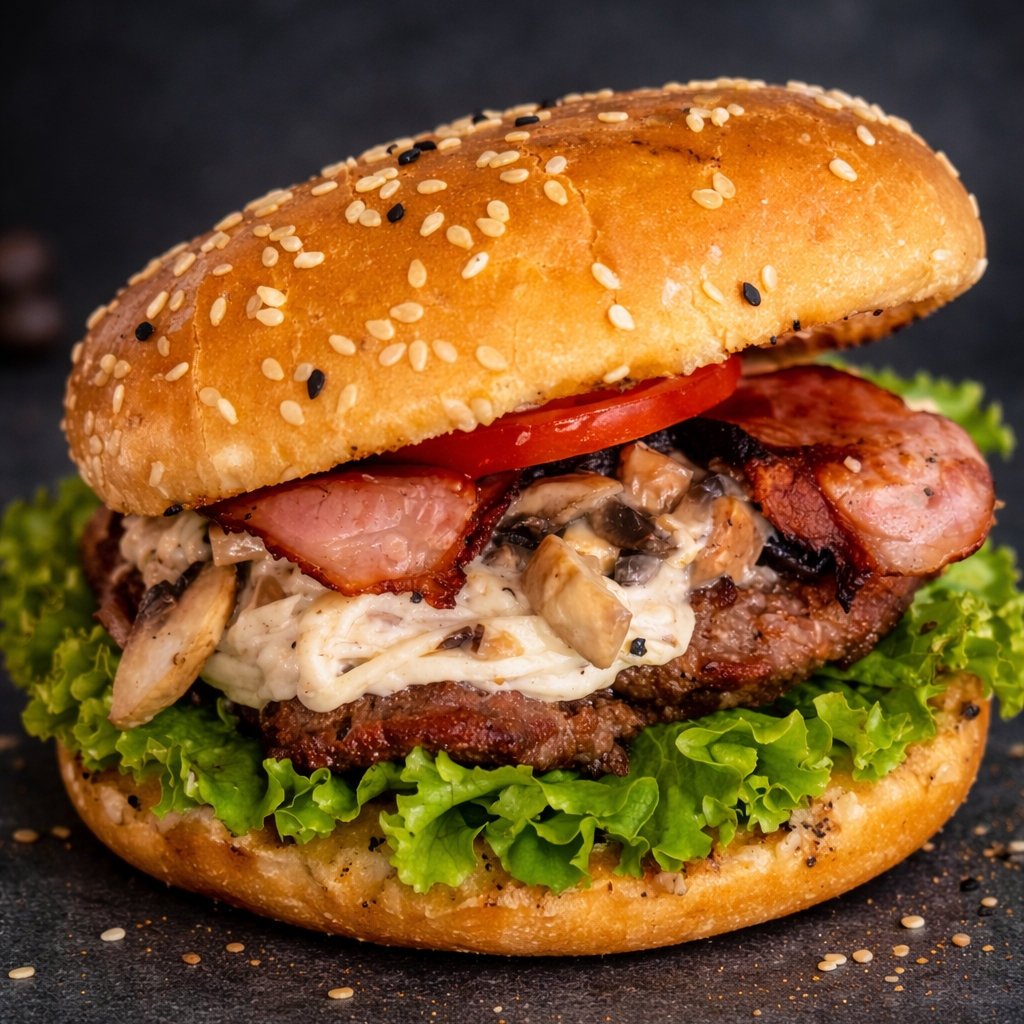Hamburguesa Champiqueso
